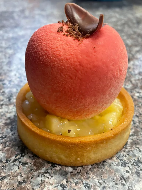 Realisztikus gyümölcs desszert